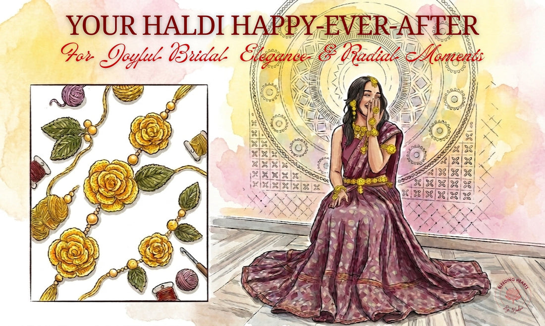 Floral Bridal Crochet Jewelry