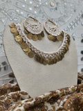 Handmade crochet necklace set lightweight for everyday styling